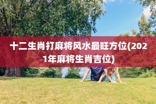 十二生肖打麻将风水最旺方位(2021年麻将生肖吉位)