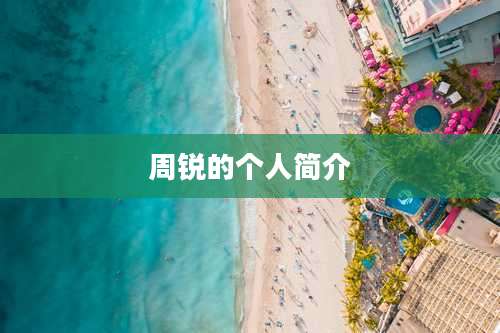 周锐的个人简介