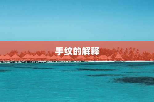 手纹的解释