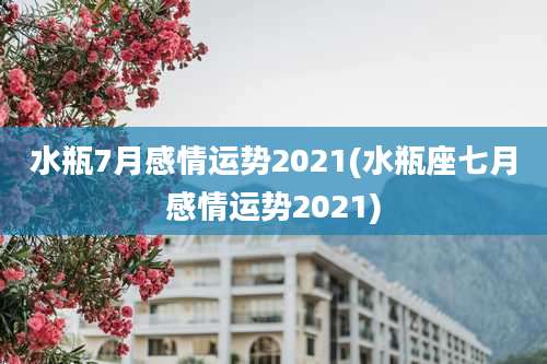 水瓶7月感情运势2021(水瓶座七月感情运势2021)