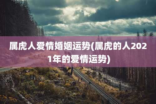 属虎人爱情婚姻运势(属虎的人2021年的爱情运势)