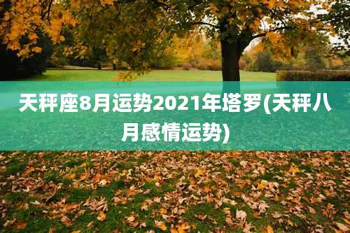 天秤座8月运势2021年塔罗(天秤八月感情运势)
