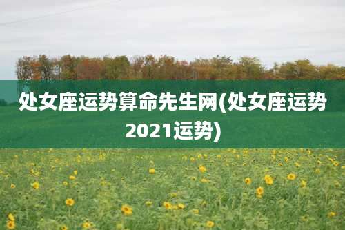 处女座运势算命先生网(处女座运势2021运势)