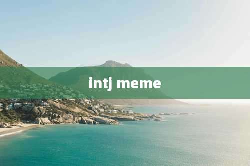 intj meme