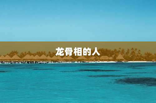 龙骨相的人