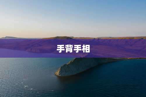 手背手相