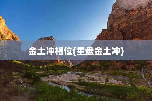 金土冲相位(星盘金土冲)