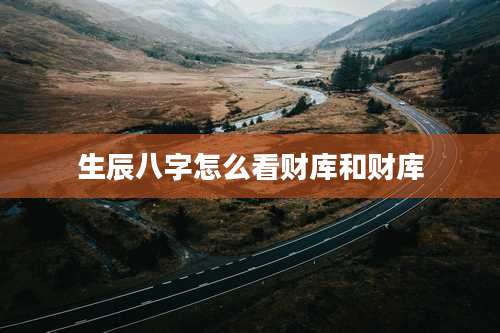 生辰八字怎么看财库和财库