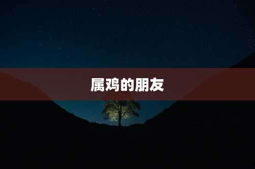 属鸡的朋友