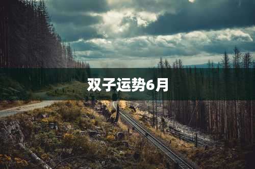 双子运势6月