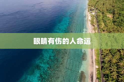 眼睛有伤的人命运