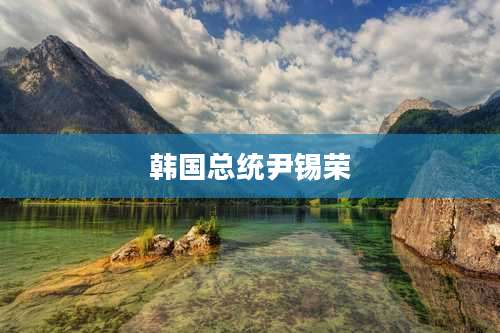 韩国总统尹锡荣