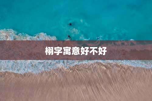 栩字寓意好不好