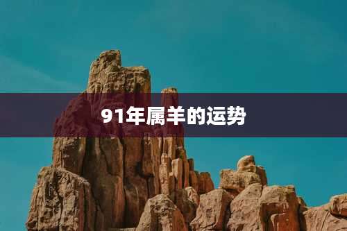 91年属羊的运势