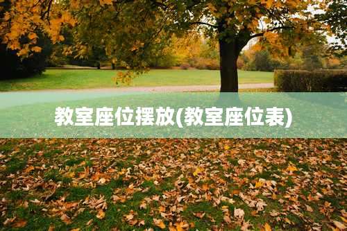 教室座位摆放(教室座位表)