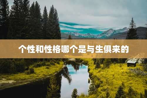个性和性格哪个是与生俱来的