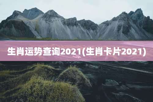 生肖运势查询2021(生肖卡片2021)