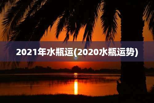2021年水瓶运(2020水瓶运势)
