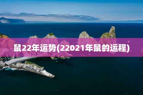 鼠22年运势(22021年鼠的运程)