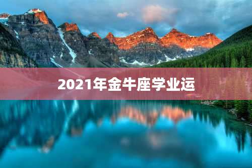 2021年金牛座学业运