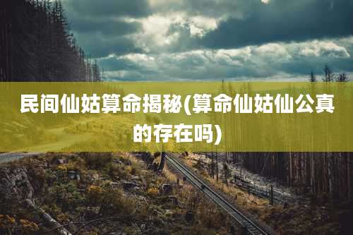 民间仙姑算命揭秘(算命仙姑仙公真的存在吗)