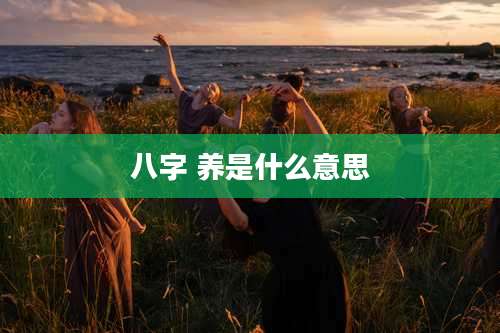 八字 养是什么意思