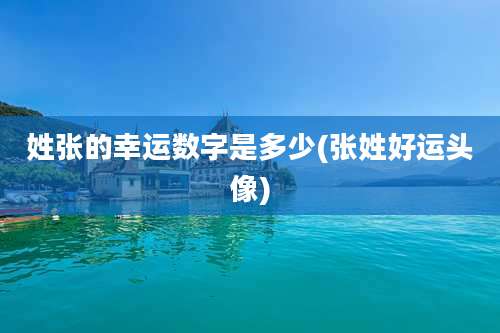 姓张的幸运数字是多少(张姓好运头像)