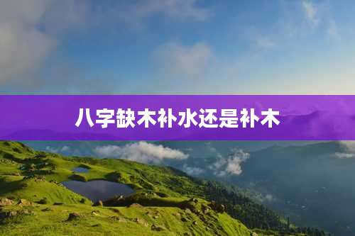 八字缺木补水还是补木