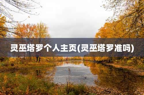 灵巫塔罗个人主页(灵巫塔罗准吗)