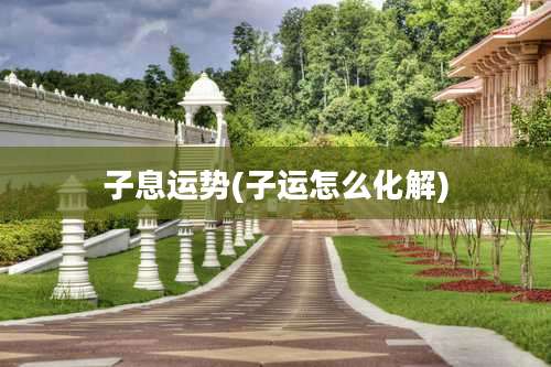 子息运势(子运怎么化解)