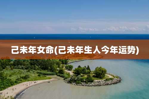 己未年女命(己未年生人今年运势)