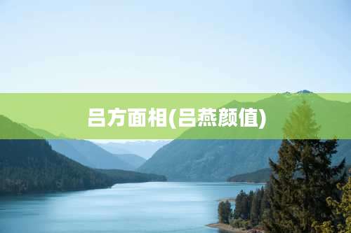 吕方面相(吕燕颜值)