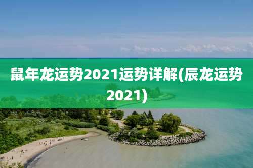 鼠年龙运势2021运势详解(辰龙运势2021)
