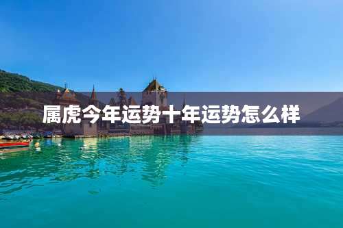属虎今年运势十年运势怎么样
