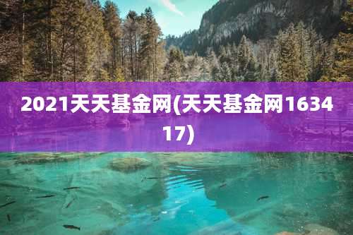 2021天天基金网(天天基金网163417)