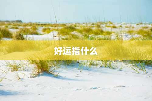 好运指什么