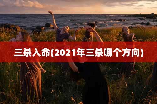 三杀入命(2021年三杀哪个方向)