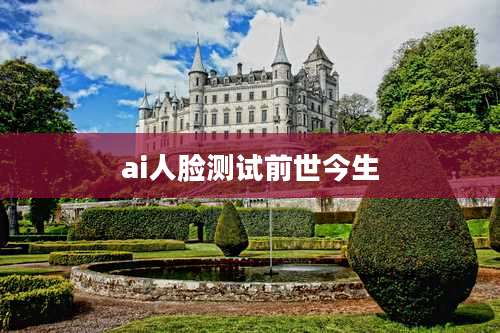 ai人脸测试前世今生