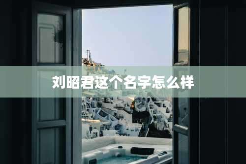 刘昭君这个名字怎么样
