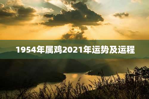 1954年属鸡2021年运势及运程