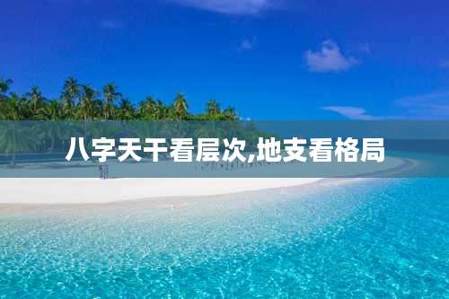 八字天干看层次,地支看格局