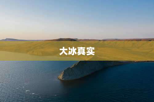 大冰真实