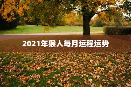 2021年猴人每月运程运势