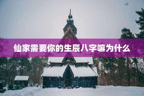 仙家需要你的生辰八字嘛为什么