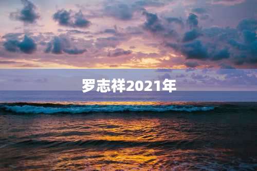 罗志祥2021年