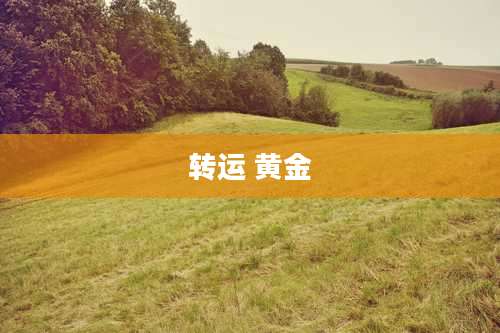 转运 黄金