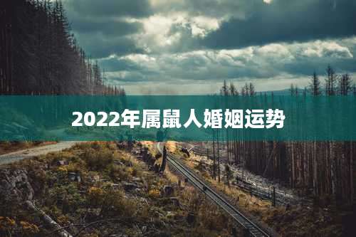2022年属鼠人婚姻运势