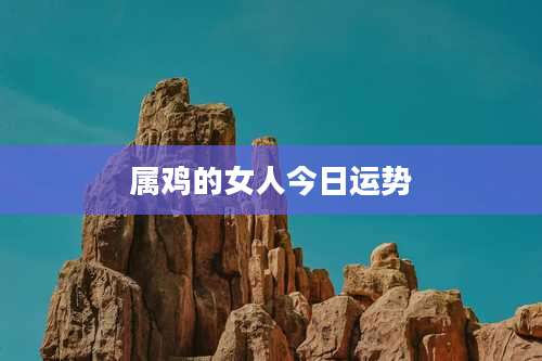 属鸡的女人今日运势