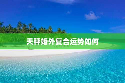 天秤婚外复合运势如何
