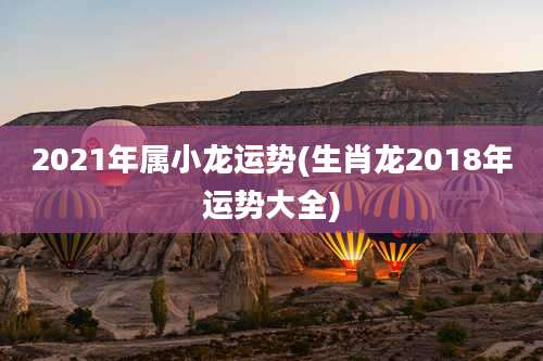 2021年属小龙运势(生肖龙2018年运势大全)